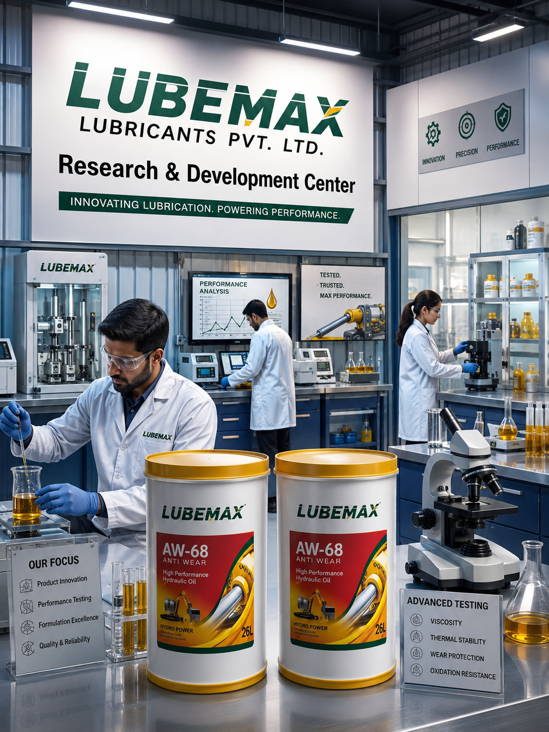 LUBEMAX research and development laboratory placeholder